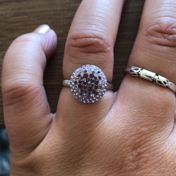 Swarovski pink crystal 💓 Ring - Picture 3 of 3
